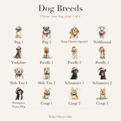 Dog breed chart