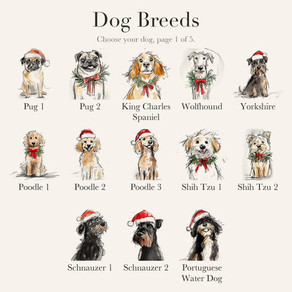 Dog breed chart