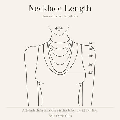 Necklace length guide