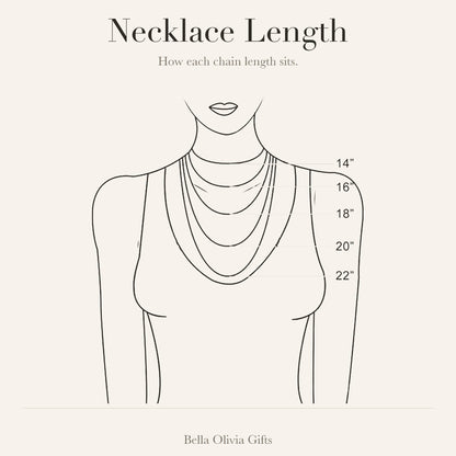 Necklace length guide