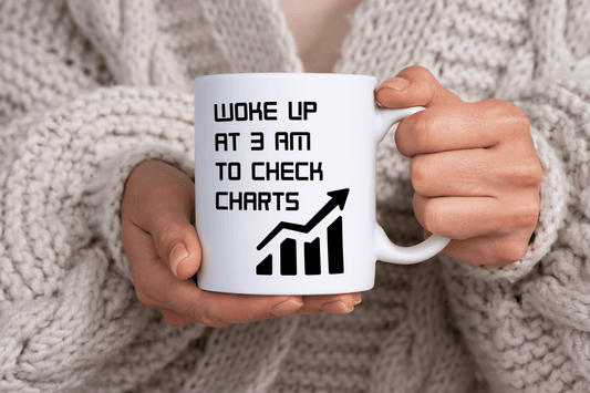 'Woke Up at 3am to Check Charts' Crypto Enthusiast 11oz Ceramic Mug