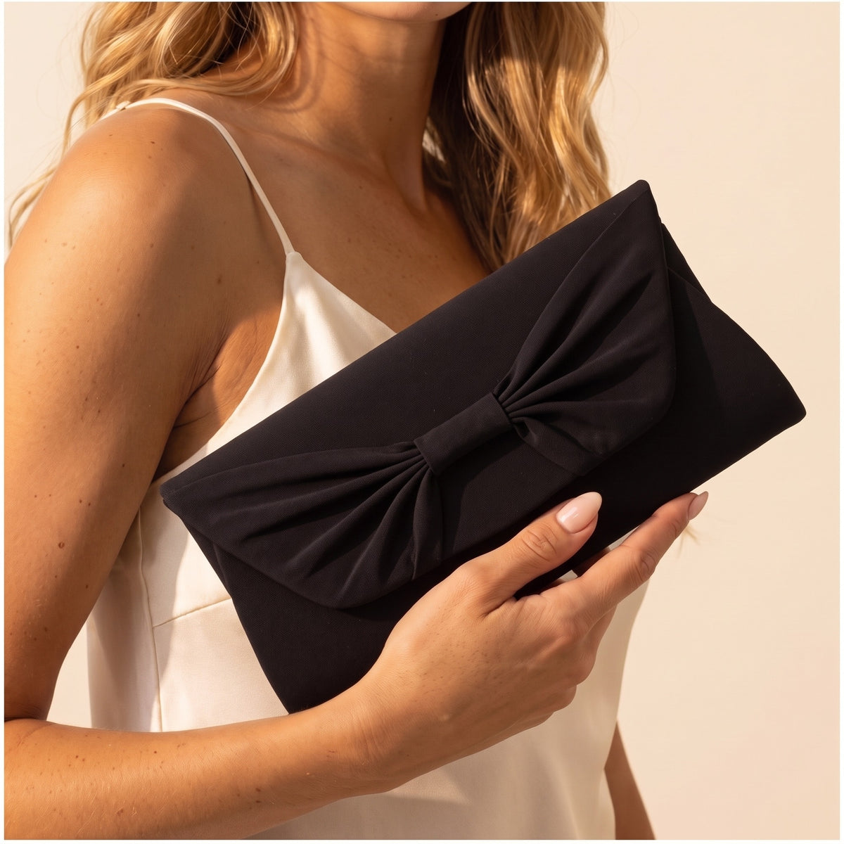 Personalized Bow Tie Clutch with Custom Photo