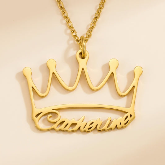 Crown Name Necklace, photo 1
