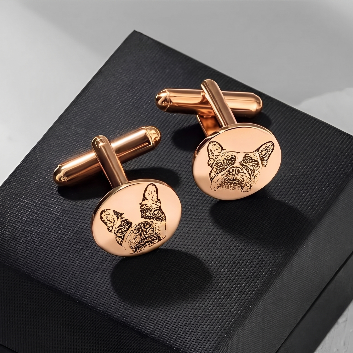 Custom Dog Portrait Cufflinks
