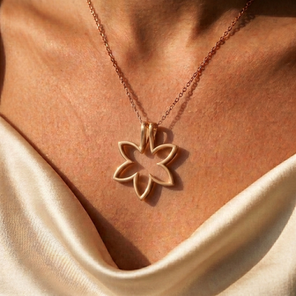 Personalisierte Ringhalter-Blumenkette