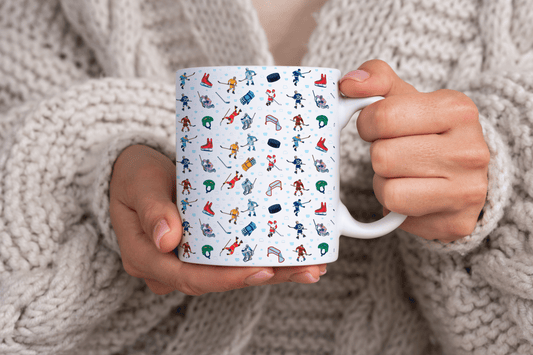 Ice Hockey Print 11oz Ceramic Mug