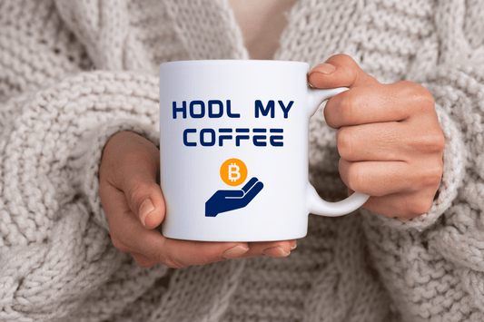 'HODL My Coffee' Crypto Enthusiast 11oz Ceramic Mug