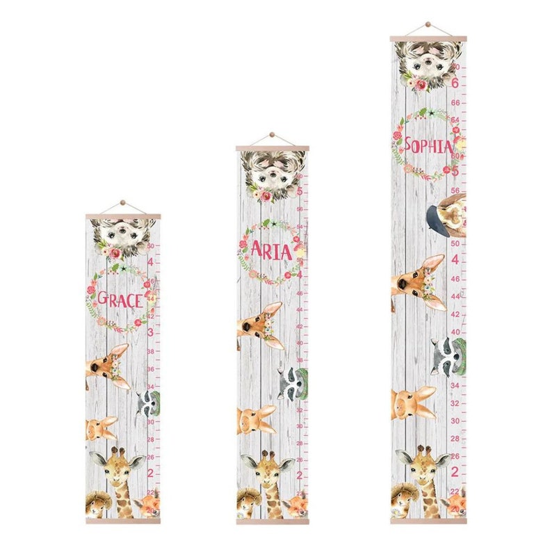Growth Chart for Kids with Custom Name