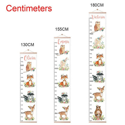 Growth Chart for Kids with Custom Name