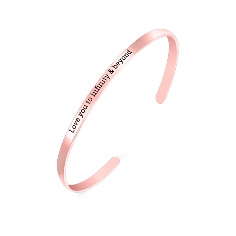 Custom Engraved Adjustable Bangle