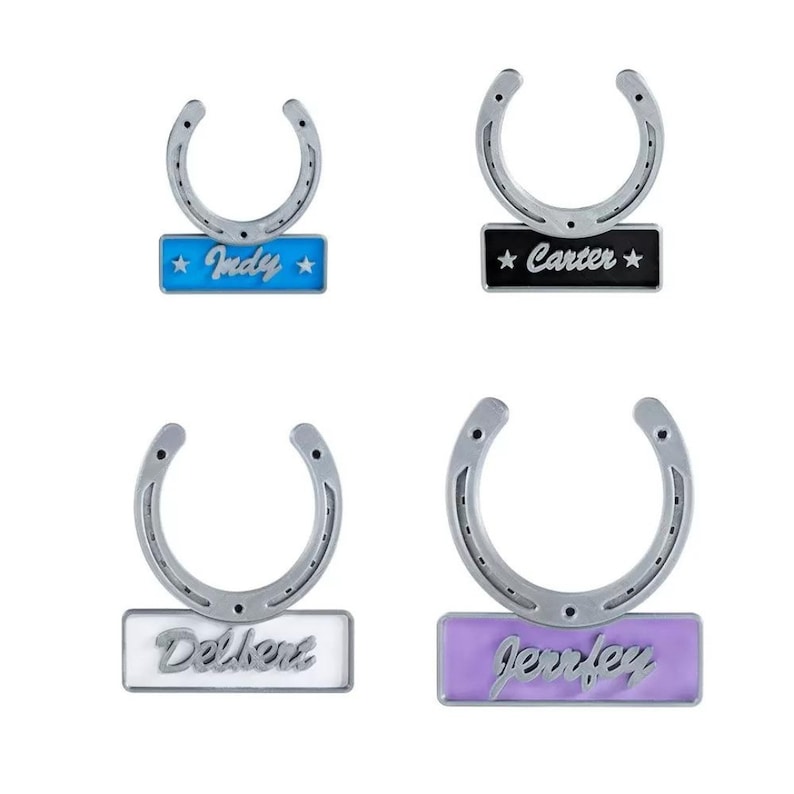 Custom Horse Show Plate with Horse Name