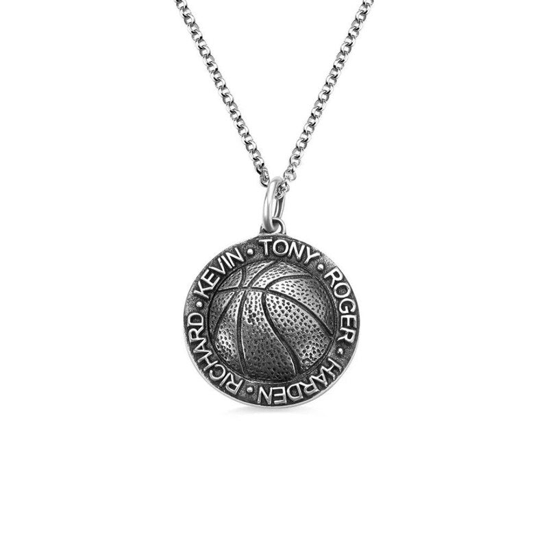 Personalized Basketball Necklace
