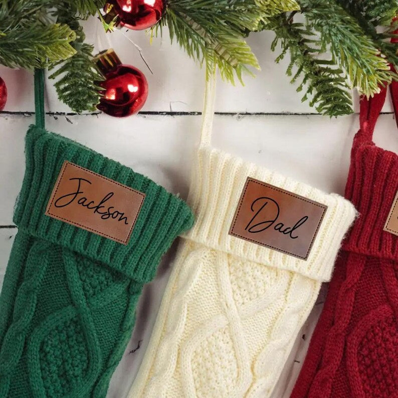 Personalized Family Name Christmas Stockings