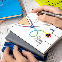 Medizinisches Notizbuch im Taschenformat mit individuellem Namen