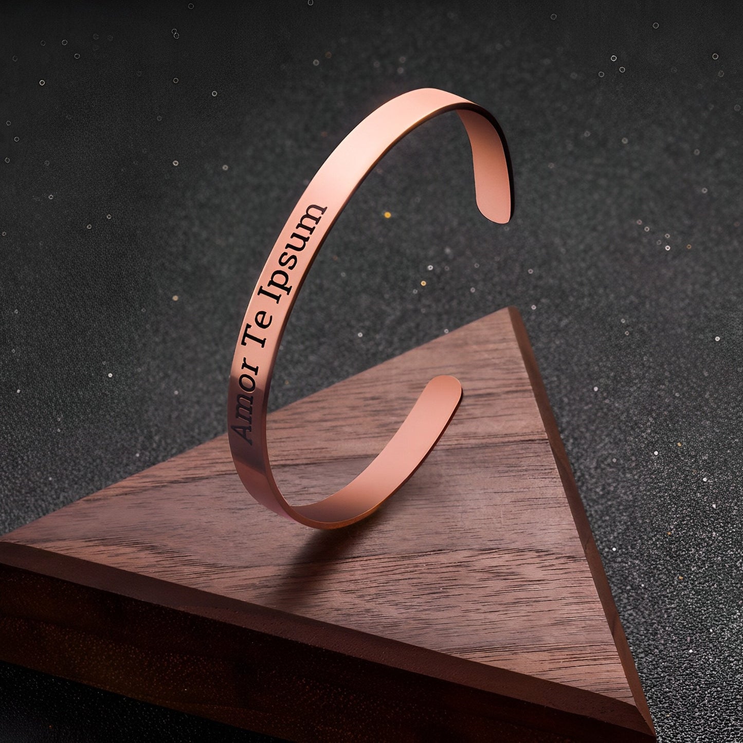 Custom Engraved Adjustable Bangle