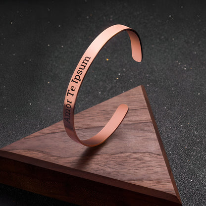 Custom Engraved Adjustable Bangle
