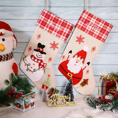 Personalisierte, bestickte Weihnachtsstrümpfe für die ganze Familie