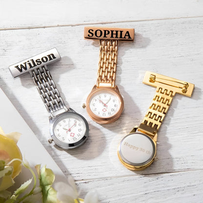 Personalised Name Fob Watch and Pen
