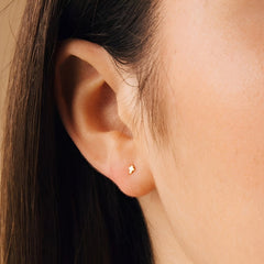 Mini Cross Earrings