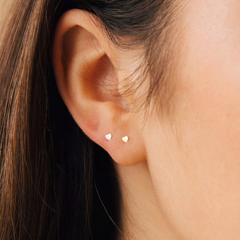 Mini Heart Earrings