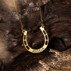 Hufeisenkette mit individuellem Namen