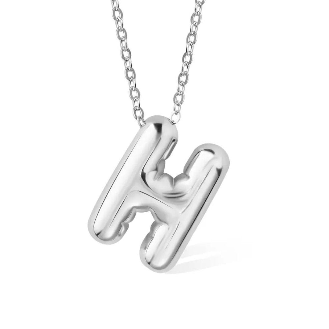 Personalized Balloon Letter Necklace