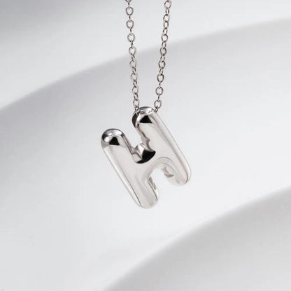 Personalized Balloon Letter Necklace