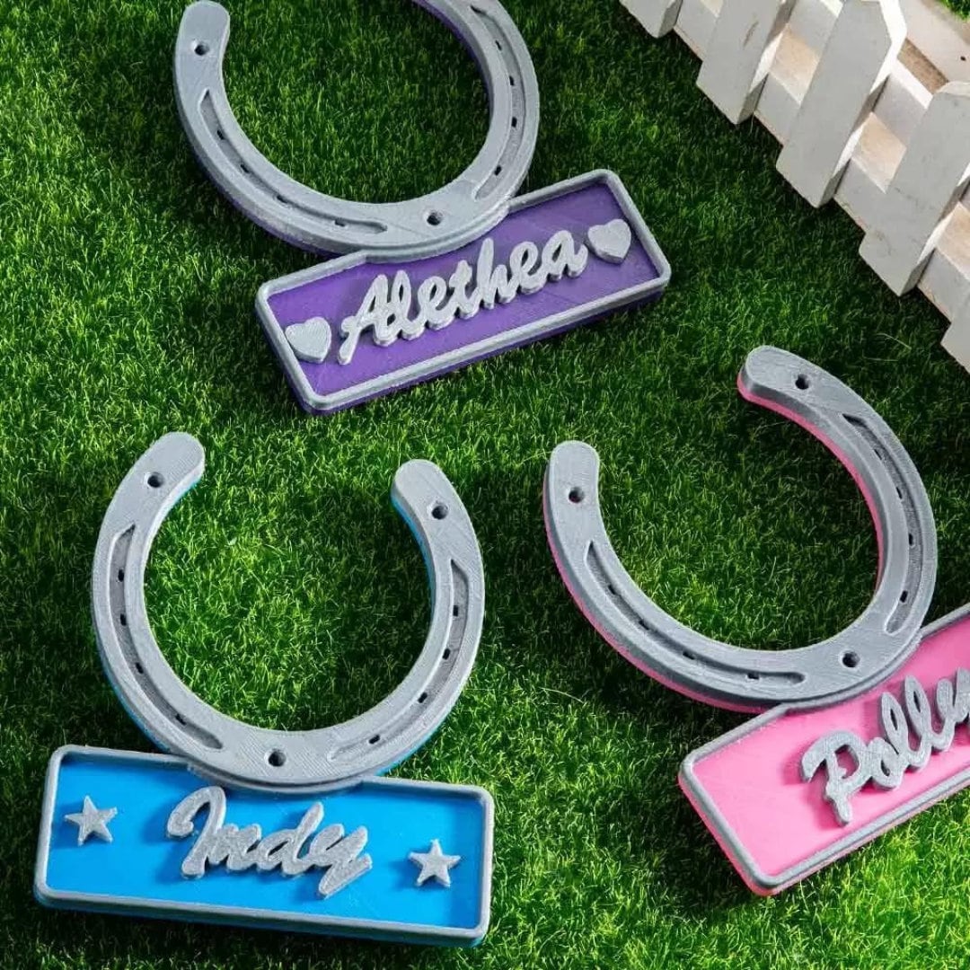 Custom Horse Show Plate with Horse Name