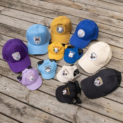 Embroidered Dog and Owner Baseball Caps with Breed & Custom Names