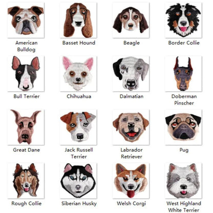 Embroidered Dog and Owner Baseball Caps with Breed & Custom Names