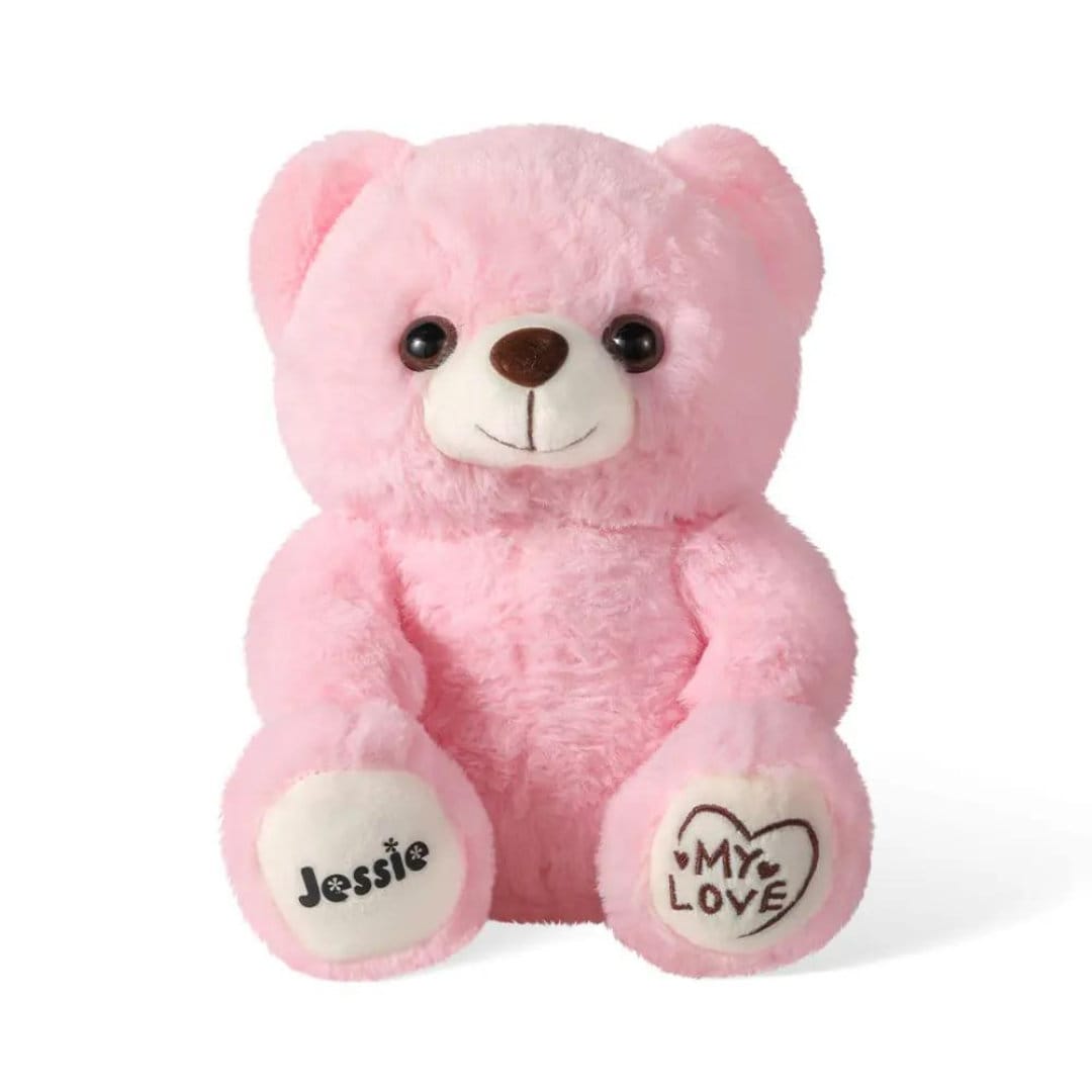 Personalized Ballerina Plush Bear with Name and Custom Text