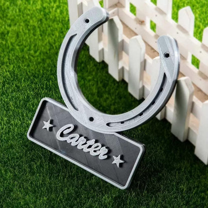 Custom Horse Show Plate with Horse Name
