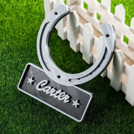 Custom Horse Show Plate with Horse Name