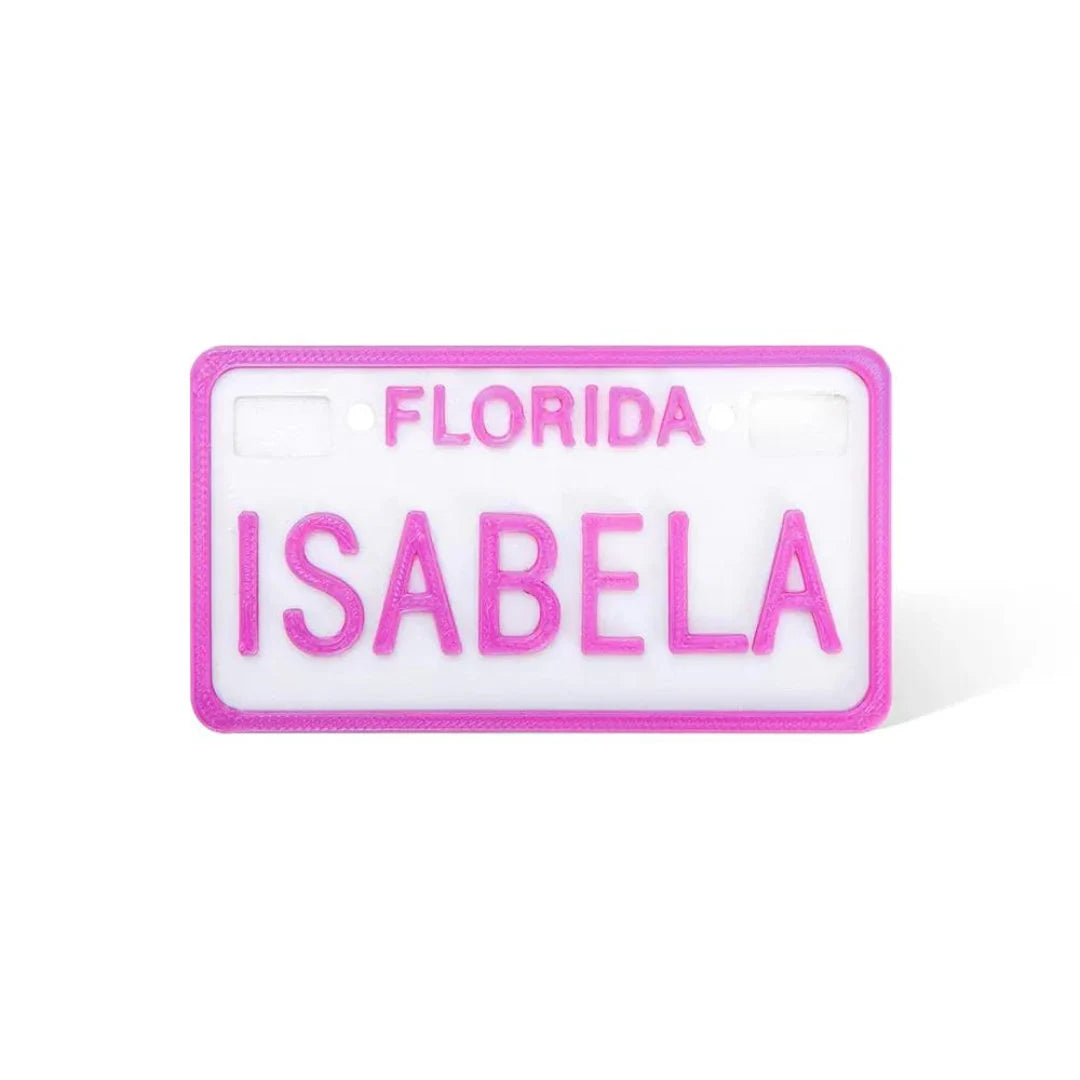 Customized License Plate with Name