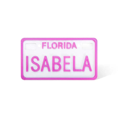 Customized License Plate with Name