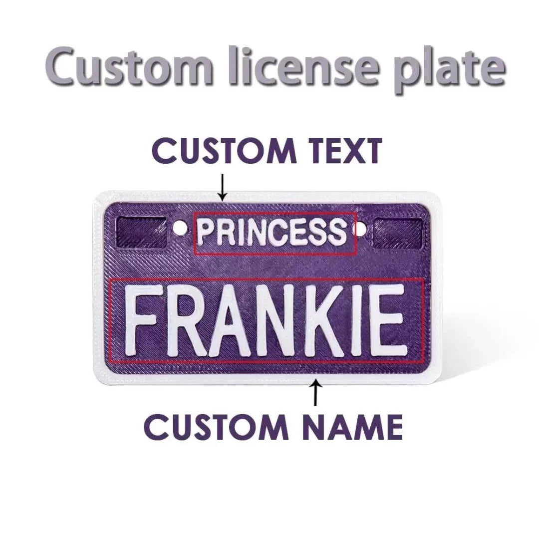 Customized License Plate with Name