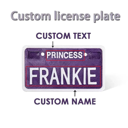 Customized License Plate with Name