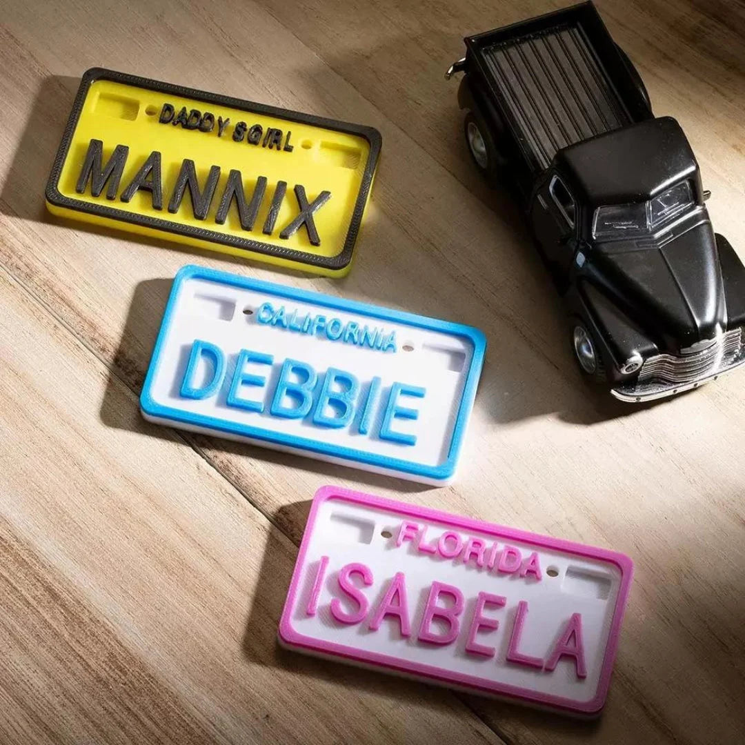 Customized License Plate with Name