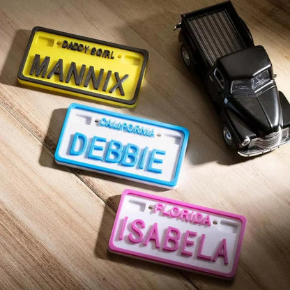 Customized License Plate with Name