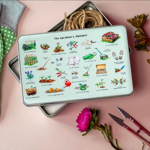 Gardening Bits Storage Tin with Custom Name