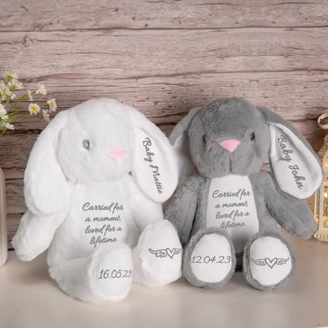 Personalized Baby Loss Keepsake Bunny