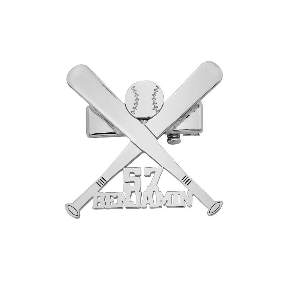 Personalized Baseball Brooch