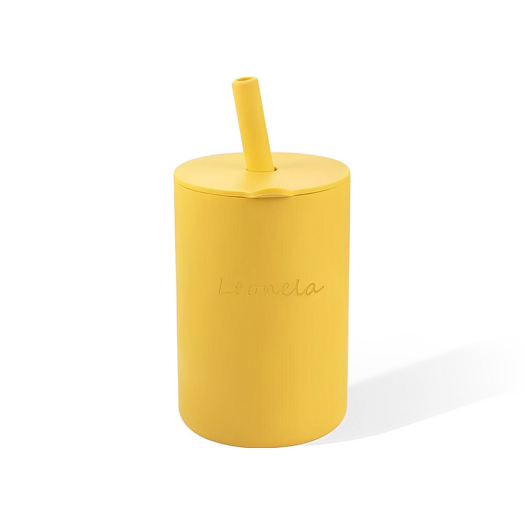 Custom Name Baby Silicone  Sippy Cups