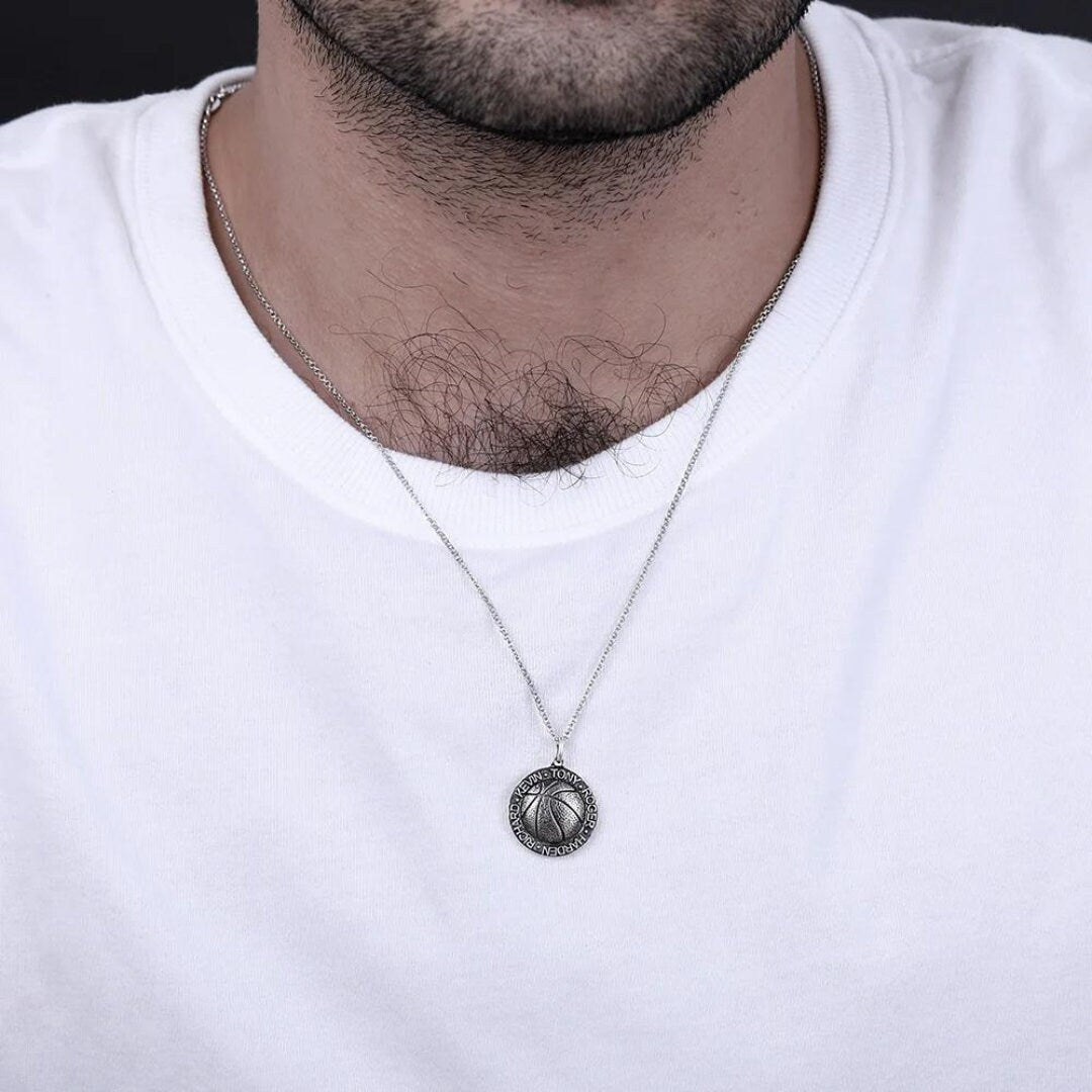 Personalized Basketball Necklace