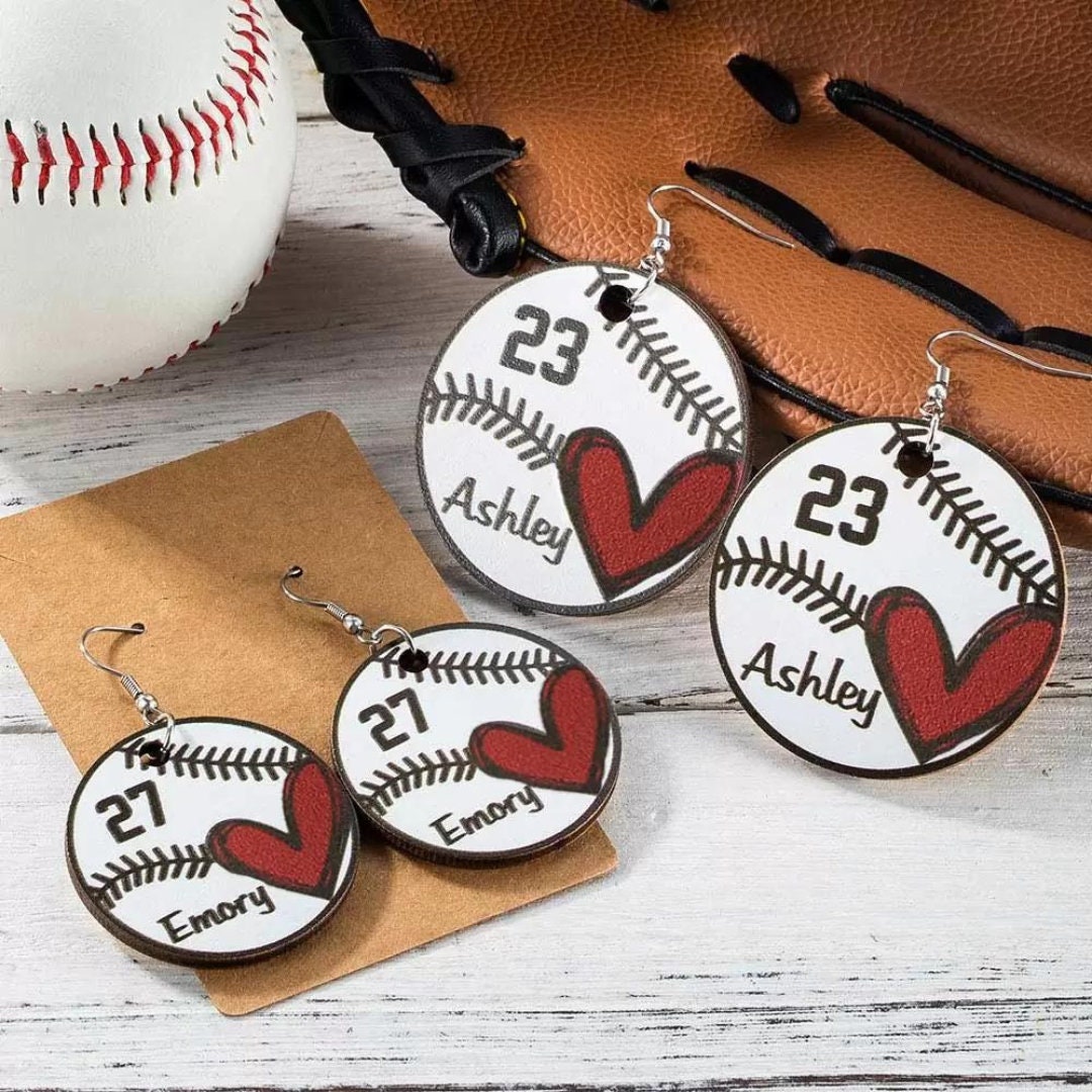 Custom Baseball/Softball Earrings