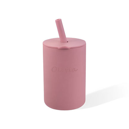 Custom Name Baby Silicone  Sippy Cups