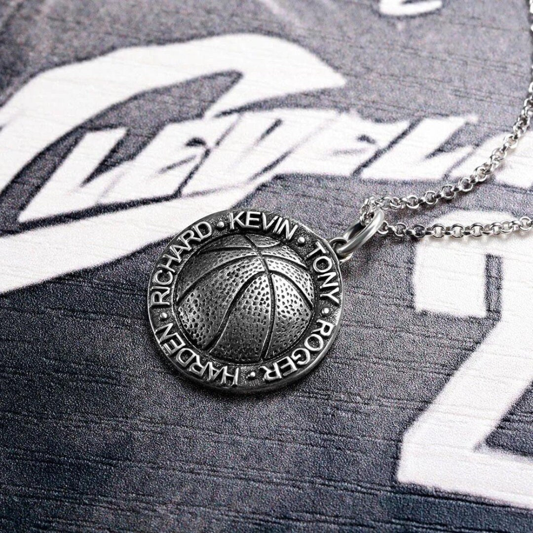 Personalized Basketball Necklace