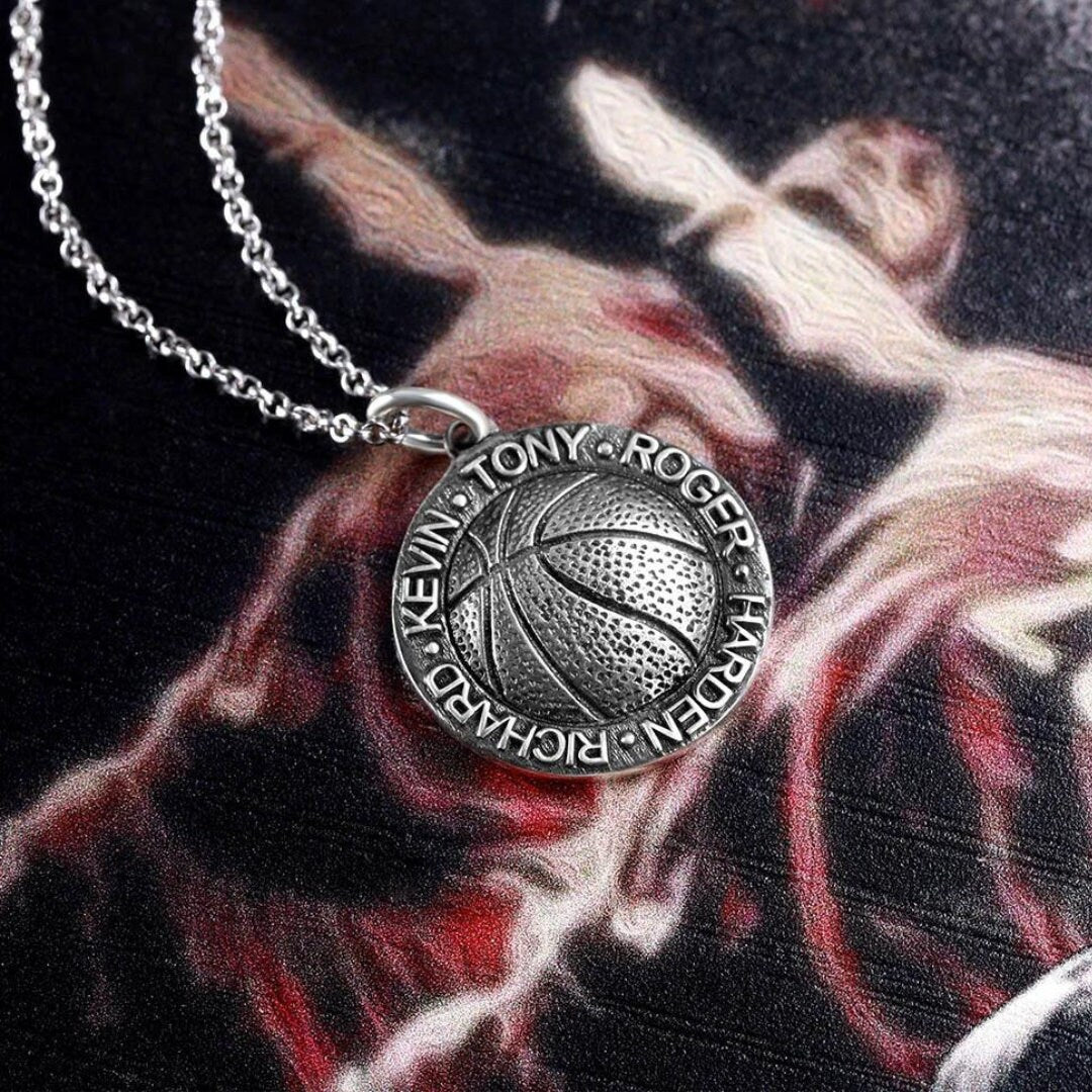 Personalized Basketball Necklace
