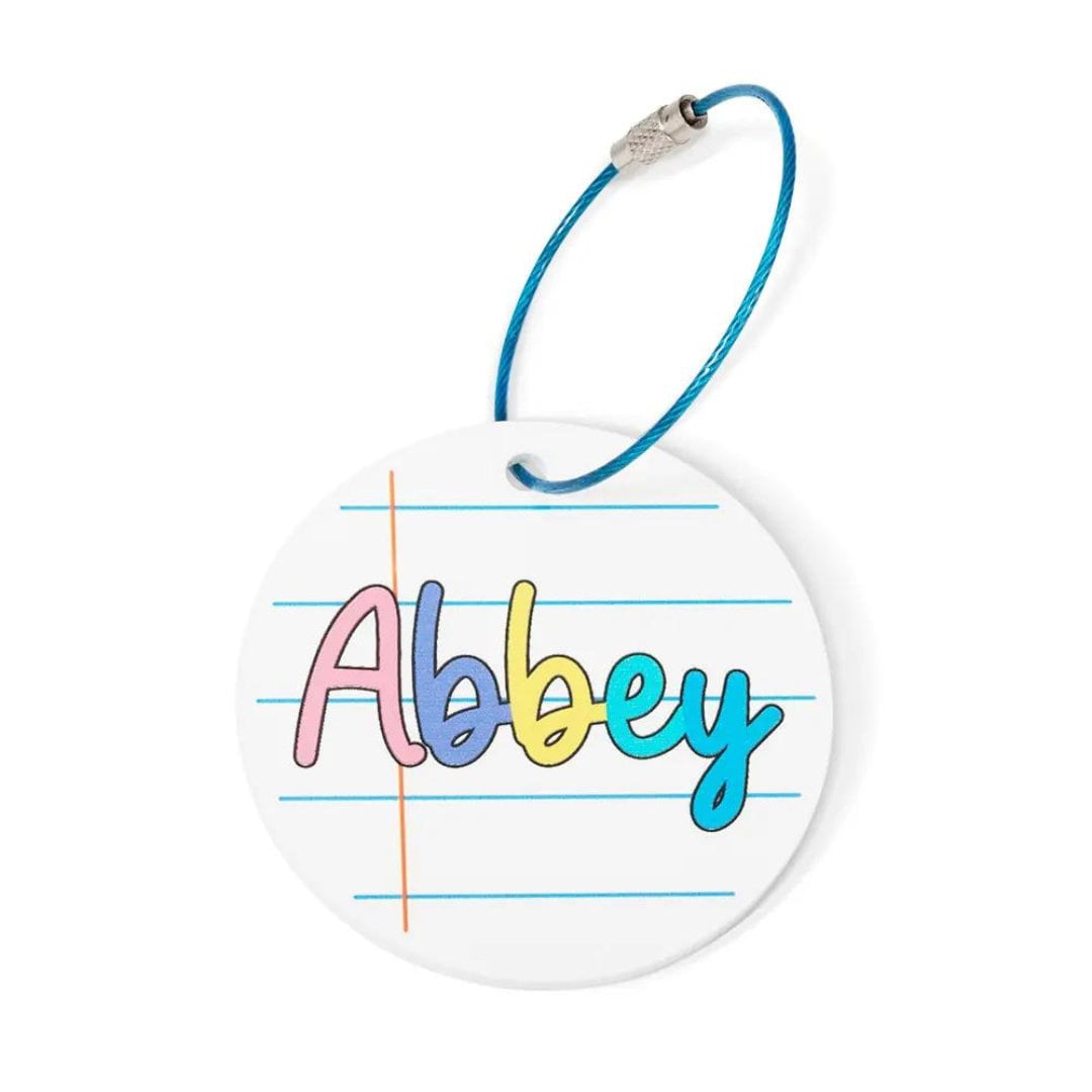 Personalized Kid's Name Bag Tag