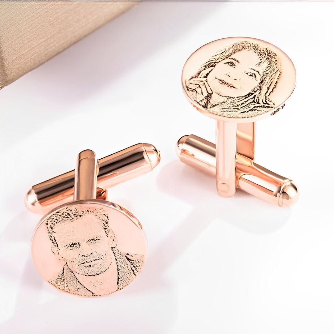 Custom Cufflinks for Men with Photo
